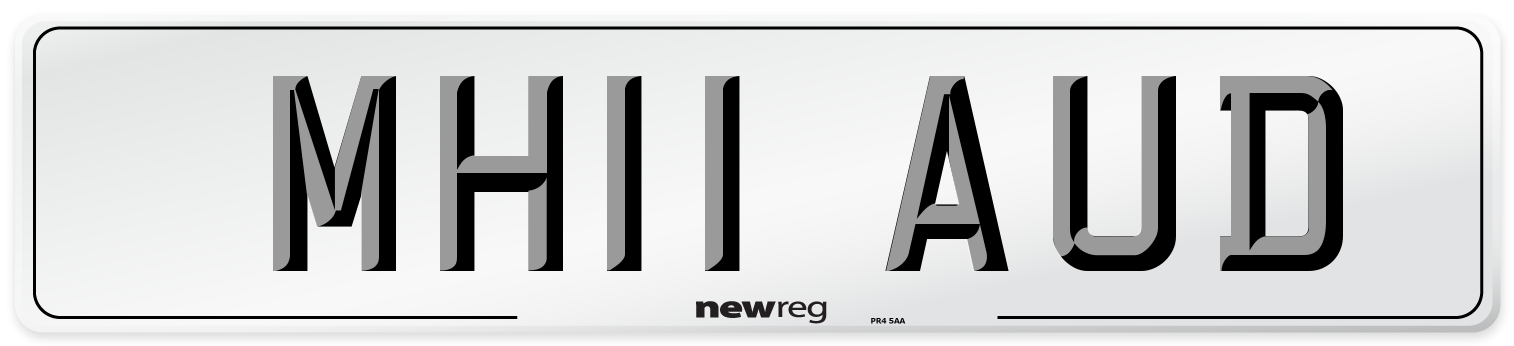 MH11 AUD Number Plate from New Reg